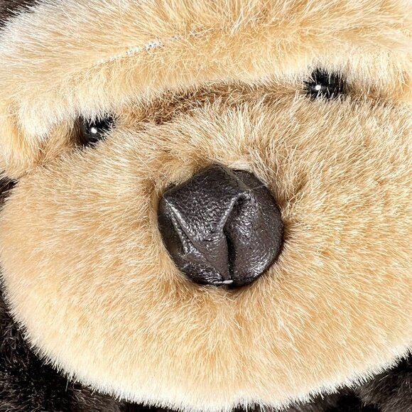 CALTOY MONKEY PLUSH GORILLA CHIMP STUFFED ANIMAL ROLLY POLY LEATHER NOSE MOUTH - Picture 8 of 10